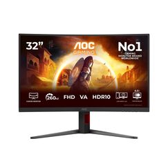 AOC G4 C32G4Z Computerbildschirm 80 cm (31.5") 1920 x 1080 Pixel Full HD LCD Schwarz, Rot