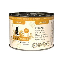 catz finefood Kitten No.07 Rind&Kalb Kit 6x200g