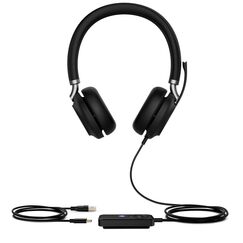 Yealink UH38 Dual UC Kopfhörer Verkabelt & Kabellos Kopfband Büro/Callcenter Bluetooth Schwarz