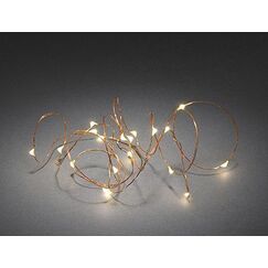 Konstsmide 1460-160 Beleuchtungsdekoration 20 Glühbirne(n) Micro LED, Farbe: Kupfer, Länge: 0,5 m