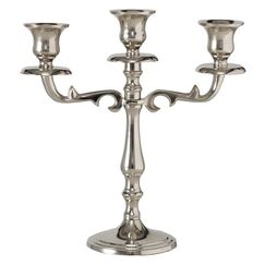 Boltze 2070745 Kerzenständer Aluminium Silber