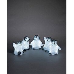 Konstsmide LED Acryl Babypinguine
