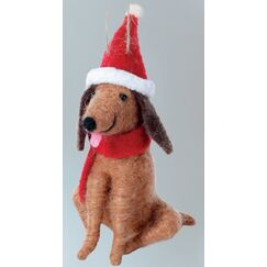 Inge‘s Christmas Decor 700001936 Christbaumschmuck Spezifisches Weihnachtsornament Textil, Filz Braun