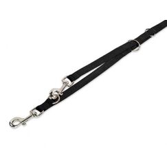 Nobby 79100-05 Hunde-/Katzenleine 2 m Schwarz Nylon Hund Trainingsleine