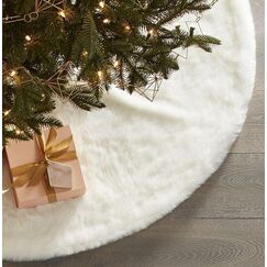 dameco 81703 Christbaumschmuck Deko-Schnee Plüsch, Polyester Weiß 1 Stück(e)
