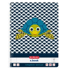 Herlitz 50039203 Notizbuch A4 80 Blätter Mehrfarbig