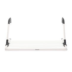Brabantia 102769 Wäscheständer & -leine Hängeklammer Wäscheständer Schwarz, Silber