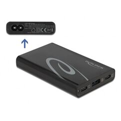 DeLOCK USB Ladegerät 2 x USB Type-C PD 3.0 + 1 x USB Typ-A mit 60 W