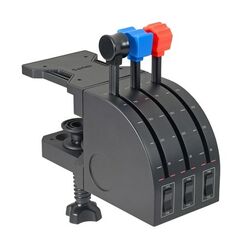 Logitech G G Saitek PRO Flight Throttle Quadrant Schwarz USB Flugsimulation Analog / Digital PC
