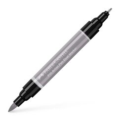 Faber-Castell Pitt Artist Pen Dual Marker Fineliner Fein / Mittel Hellgrau