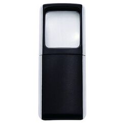 Wedo Rectangle Magnifier with LED light Vergrößerungsglas 3x Schwarz