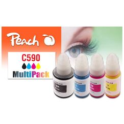 Peach PI100-440 Druckerpatrone 4 Stück(e) Kompatibel Schwarz, Cyan, Magenta, Gelb