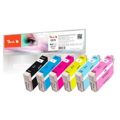 Peach PI200-545 Druckerpatrone 6 Stück(e) Schwarz, Cyan, Magenta, Gelb