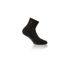 Rohner Fibre Light quarter Unisex Crew-Socken Schwarz 1 Paar(e)