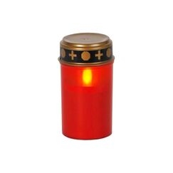 Dameco Grabkerze LED, Rot