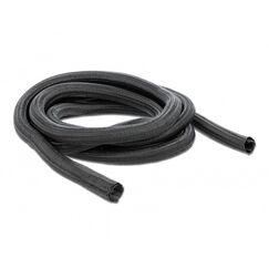 DeLOCK Geflechtschlauch selbstschließend 10 m x 19 mm schwarz