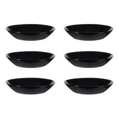 Arcoroc Evolution Essteller Rund Glas Schwarz 6 Stück(e)