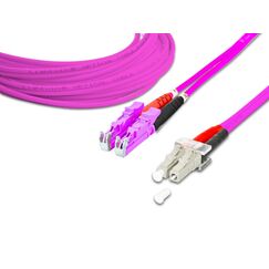 Lightwin High Quality Duplex LWL Patchkabel, MM OM4, LSH - LC, Länge: 1 m