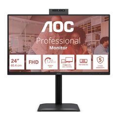 AOC 24E4CV IPS 23.8" Computerbildschirm 60,5 cm (23.8") 1920 x 1080 Pixel Schwarz