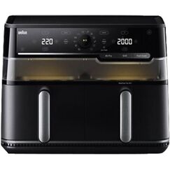 Braun TD5073K-TD5073BK FR Doppel 10 l Eigenständig 2800 W Heißluftfritteuse Schwarz