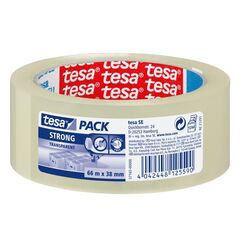 TESA Strong 66 m Polypropylen (PP) Transparent