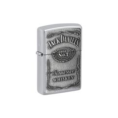 Zippo 250JD Jack Daniels Label Chrome