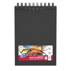Oxford 400152645 Notizbuch A5 20 Blätter Schwarz