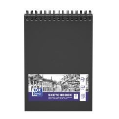 Oxford 400152648 Notizbuch A4 25 Blätter Schwarz
