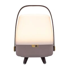 Kooduu Lite-up PLAY Mini Tragbarer Mono-Lautsprecher Beige, Weiß, Holz 8 W, Farbe: Beige, Weiß, Holz