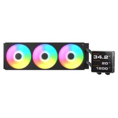 COUGAR CPU Wasserkühlung Poseidon Vistek Pro 360, ARGB, Schwarz, Farbe: Schwarz