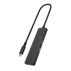 ICY BOX IB-HUB1437-CPD, 4-Port USB 3.2 Gen 2 Hub, 10 Gbit/s, 2x Type-C® + 2x Type-A, 1x USB PD 100 W, 30cm Cable