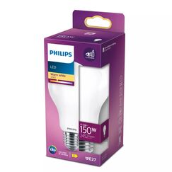 Philips Filament-Lampe Milchglas 150W A67 E27