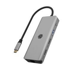 ICY BOX IB-DK4012-CPD, 9 in 1 USB Type-C® Notebook DockingStation, 2x HDMI