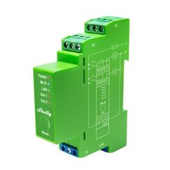Shelly Pro Dimmer 2PM Eingebaut Blau, Grün, Grau