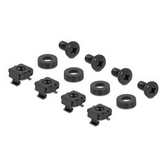 DeLOCK 10″ Hutschienenpanel 1 HE schwarz