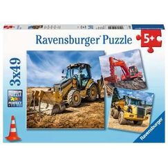 Ravensburger Digger at work! Puzzlespiel 49 Stück(e) Fahrzeuge