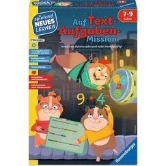 Ravensburger 024977 Brettspiel Auf Textaufgaben-Mission 30 min Kartenspiel Bildend