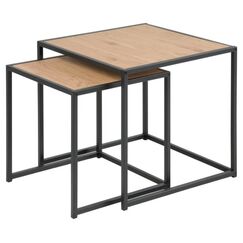 Actona Seaford Geschachtelter Tisch Quadratische Form 4 Bein(e)