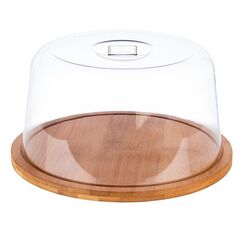 APS-Germany 00825 Display tray Rund Transparent, Braun