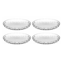 LEONARDO CUCINA OPTIC Salatteller Rund Glas Transparent 4 Stück(e)