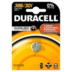 Duracell 301 Einwegbatterie SR43 Siler-Oxid (S)