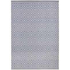 NORTHRUGS 102464-160X230 Teppich Draußen Bodenmatte Rechteck Polypropylen (PP) Blau, Beige, Farbe: Blau, Beige