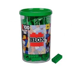Simba Toys Blox - 100 8er Bausteine grün - kompatibel mit bekannten Spielsteinen