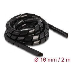 DeLOCK Spiralschlauch flexibel 2 m x 16 mm schwarz