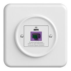 Feller 1131-403.QMI.61 Steckdose RJ-45 Violett, Weiß