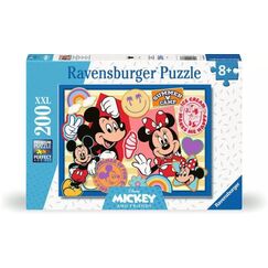 Ravensburger Puzzle Enfant dès 8 ans - En route avec Mickey et Minnie Puzzlespiel 200 Stück(e) Cartoons