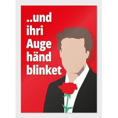 Swissmeme Bachelor Pop-up-Grußkarte Liebe