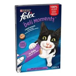 Felix 8445291547032 Hunde-/Katzenleckerli Katze Leckerli Ente 10 g