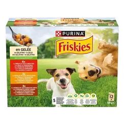 Friskies 12617462 Hunde-Dosenfutter Rind, Huhn, Lamm Adult 85 g