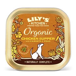 Lily's Kitchen Organic Chicken Supper Huhn, Fisch, Schweinefleisch Universal 150 g